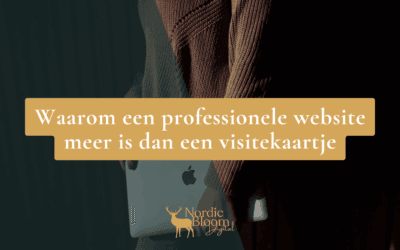 Waarom een professionele website meer is dan een visitekaartje